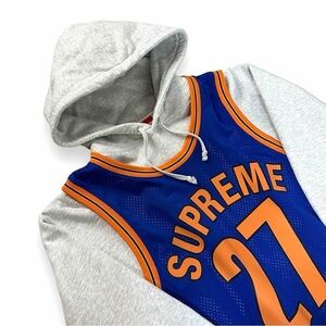 Supreme jersey hoodie